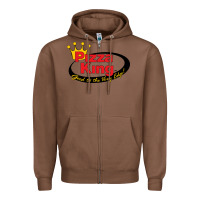 Chestnut Pizza King Cowboy Zipper Hoodie - linhVisuals