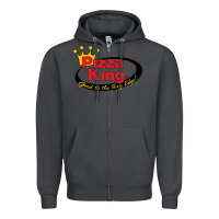 Smoke Pizza King Cowboy Zipper Hoodie - linhVisuals