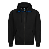 Black Nautique Boats Zipper Hoodie - linhVisuals