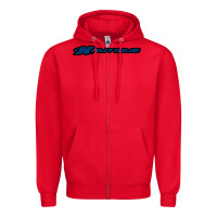 Red Nautique Boats Zipper Hoodie - linhVisuals