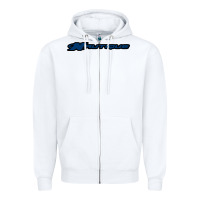 White Nautique Boats Zipper Hoodie - linhVisuals