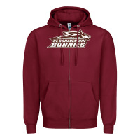 Burgundy st. bonaventure bonnies Zipper Hoodie - linhVisuals