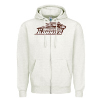 Oatmeal Heather st. bonaventure bonnies Zipper Hoodie - linhVisuals