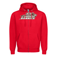 Red st. bonaventure bonnies Zipper Hoodie - linhVisuals