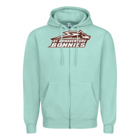 Seafoam st. bonaventure bonnies Zipper Hoodie - linhVisuals