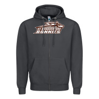 Smoke st. bonaventure bonnies Zipper Hoodie - linhVisuals