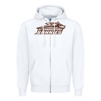 White st. bonaventure bonnies Zipper Hoodie - linhVisuals