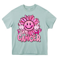 Arona hey cancer smiley face breast cancer Heavy Core Tee - RanaPortraitStore