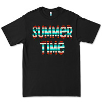 Black summer time serape doodle Premium Tee - CowCowDesign