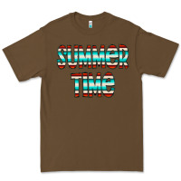 Cacao summer time serape doodle Premium Tee - CowCowDesign