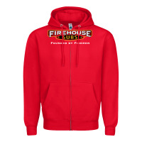 Red Firehouse Subs Zipper Hoodie - linhVisuals