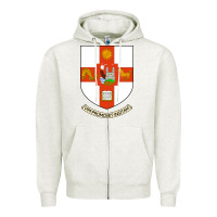 Oatmeal Heather university bristol Zipper Hoodie - linhVisuals