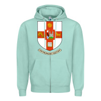 Seafoam university bristol Zipper Hoodie - linhVisuals