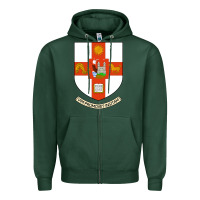 Sports Green university bristol Zipper Hoodie - linhVisuals
