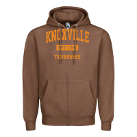 Chestnut knoxville tennessee tn vintage athletic sports design pullover hoodie Zipper Hoodie - linhVisuals
