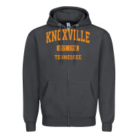 Smoke knoxville tennessee tn vintage athletic sports design pullover hoodie Zipper Hoodie - linhVisuals