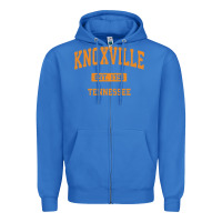 True Royal knoxville tennessee tn vintage athletic sports design pullover hoodie Zipper Hoodie - linhVisuals