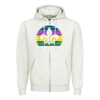 Oatmeal Heather laissez les bons temps rouler gift mardi gras masquerade t shirt Zipper Hoodie - linhVisuals