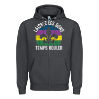 Smoke laissez les bons temps rouler gift mardi gras masquerade t shirt Zipper Hoodie - linhVisuals