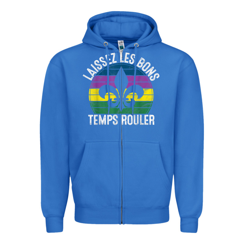 Laissez Les Bons Temps Rouler Gift Mardi Gras Masquerade T Shirt Zipper Hoodie by linhVisuals | Teevron
