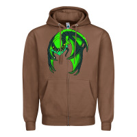 Chestnut viper Zipper Hoodie - linhVisuals