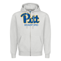 Dove Grey pitt bradford, University of Pittsburgh at Bradford, Zipper Hoodie - linhVisuals