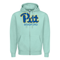Seafoam pitt bradford, University of Pittsburgh at Bradford, Zipper Hoodie - linhVisuals
