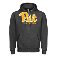 Charcoal Heather pitt bradford, University of Pittsburgh at Bradford, Zipper Hoodie - linhVisuals