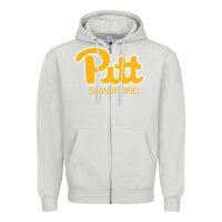 Dove Grey pitt bradford, University of Pittsburgh at Bradford, Zipper Hoodie - linhVisuals