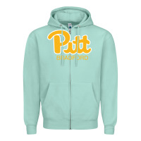 Seafoam pitt bradford, University of Pittsburgh at Bradford, Zipper Hoodie - linhVisuals