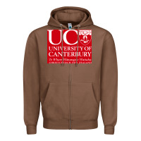 Chestnut university canterbury Zipper Hoodie - linhVisuals