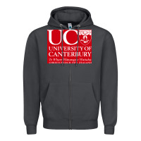Smoke university canterbury Zipper Hoodie - linhVisuals