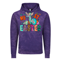 Cloud Purple My 1st Easter Vintage Hoodie - CowhideDigitalArt