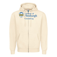Sandshell University of Pittsburgh at Greensburg, Zipper Hoodie - linhVisuals