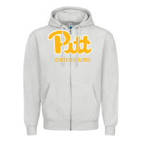 Dove Grey UPG, Pitt-Greensburg, Bobcats, Zipper Hoodie - linhVisuals