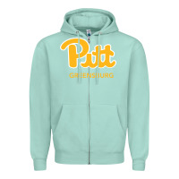 Seafoam UPG, Pitt-Greensburg, Bobcats, Zipper Hoodie - linhVisuals