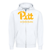 White UPG, Pitt-Greensburg, Bobcats, Zipper Hoodie - linhVisuals