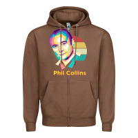 Chestnut wpap phil collins rock Zipper Hoodie - linhVisuals