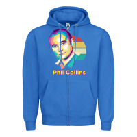 Wpap Phil Collins Rock Zipper Hoodie | Teevron