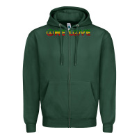 Sports Green one love rasta reggae music rastafarian lover jamaica peace t shirt Zipper Hoodie - linhVisuals