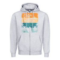 Heather Grey outer banks shirts men women kids obx north carolina nc gift zip hoodi Zipper Hoodie - linhVisuals