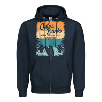 Navy outer banks shirts men women kids obx north carolina nc gift zip hoodi Zipper Hoodie - linhVisuals