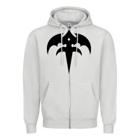 Dove Grey cool-queensryche-tri-ryche-pen Zipper Hoodie - linhVisuals
