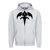 Heather Grey cool-queensryche-tri-ryche-pen Zipper Hoodie - linhVisuals