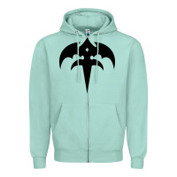 Seafoam cool-queensryche-tri-ryche-pen Zipper Hoodie - linhVisuals