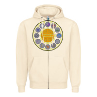 Sandshell talismans   jackie chan adventures Zipper Hoodie - linhVisuals