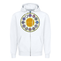 White talismans   jackie chan adventures Zipper Hoodie - linhVisuals