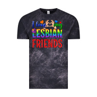 Cloud Black I Love My Lesbian Friends Vintage Tee - BundleAndBundleShop