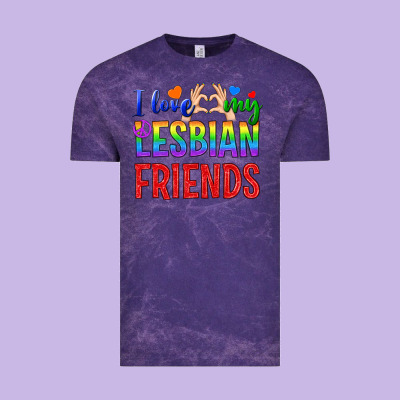 I Love My Lesbian Friends Vintage Tee Designed By Bundleandbundleshop