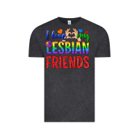 Vintage Black I Love My Lesbian Friends Vintage Tee - BundleAndBundleShop